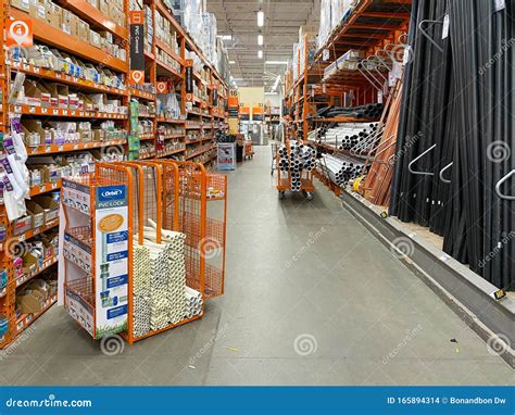 Aisle At The Home Depot Hardware Store San Diego Usa Editorial Stock