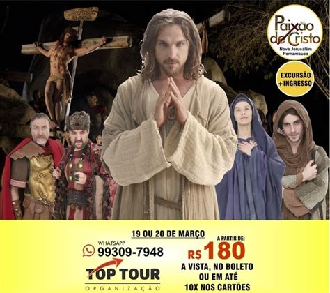 EXCURSÃO PAIXÃO DE CRISTO NOVA JERUSALÉM em Maceió Sympla