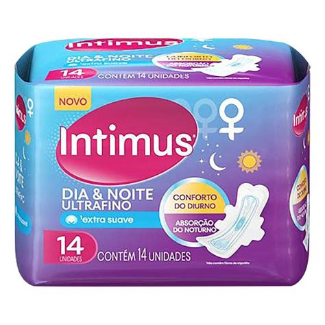 Absorvente Intimus Dia E Noite Extra Suave Abas Unidades Super