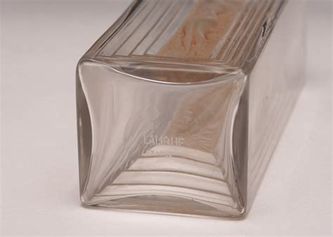 Lalique Duncan One Nude Crystal Perfume Bottle Gem