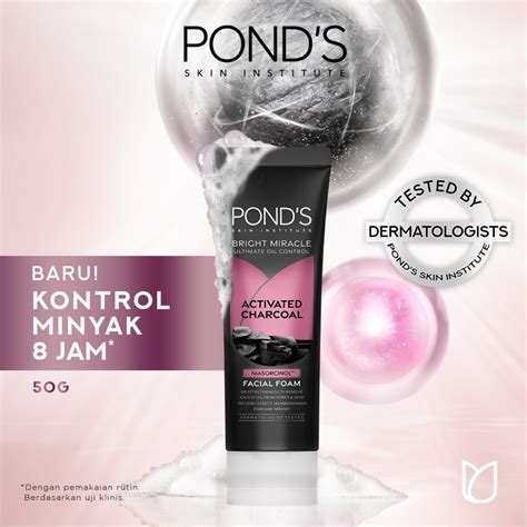 Jual Pond S Bright Miracle Ultimate Oil Control Facial Foam 50G