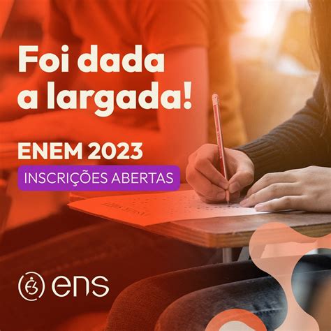 Ens On Twitter O Enem Vem A Voc Pode Se Inscrever At O Dia