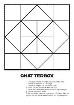 Blank Chatterbox Template by Azzurro Laboratories | TPT