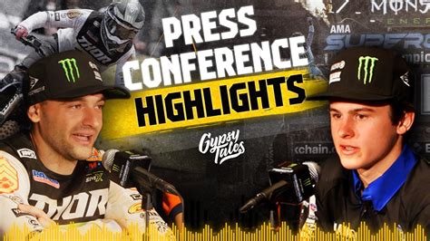 Arlington Supercross Press Conference Highlights Ft Cooper Webb Eli