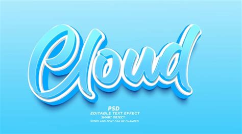 Plantilla Psd De Photoshop Con Efecto De Texto Editable En 3d En La