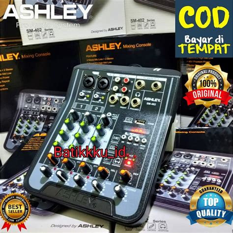 Jual Mixer Ashley Sm Sm Sm Original Ch Bluetooth Usb