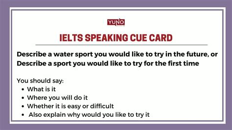 IELTS Speaking Task Cue Card Question With Sample Answer On Sports