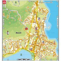 Mappa di Centro Storico / Cartografia Aggiornata di Bacoli @ Geoplan.it