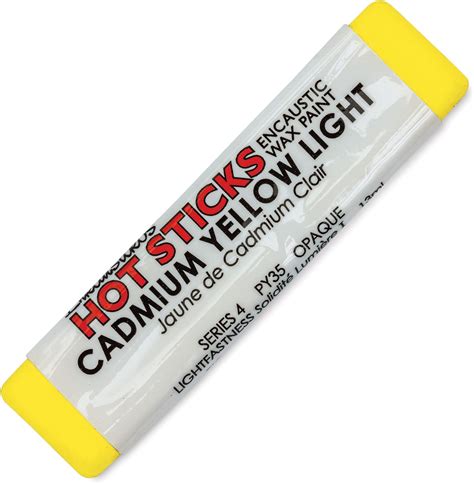 Amazon Hot Sticks Encaustic Wax Paints Cadmium Yellow Light