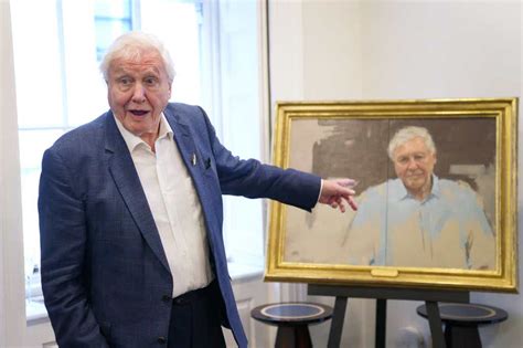 New Portrait Of Sir David Attenborough Donated To Wildlife Conservation