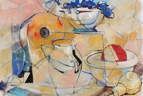 Abstract Still Life With Bellows Mixed Media By Kristina Laurendi Havens