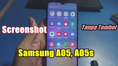 Cara Screenshot Hp Samsung Galaxy A05 Dan A05s YouTube