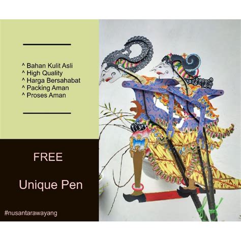 Jual Wayang Kulit Kamajaya Kamaratih Halus Shopee Indonesia