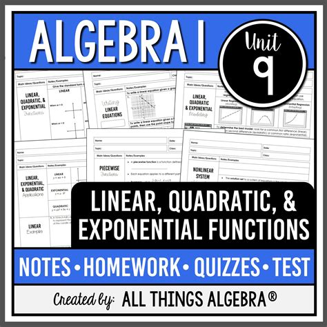 Algebra 1 Unit 7 Polynomials And Factoring All Things Algebra®