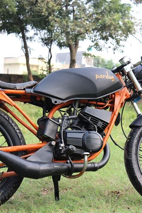 This Modified Yamaha RX 135 Is Ready For A Fist Fight