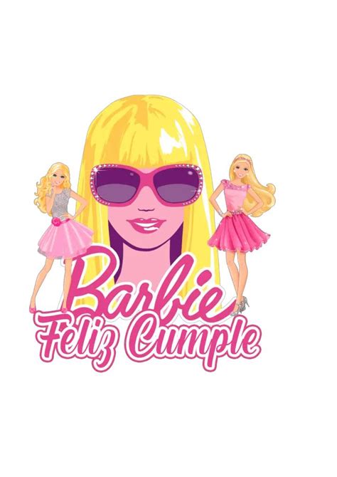 Barbie Kit Imprimible Cumplea Os Caketopper Click In Cake