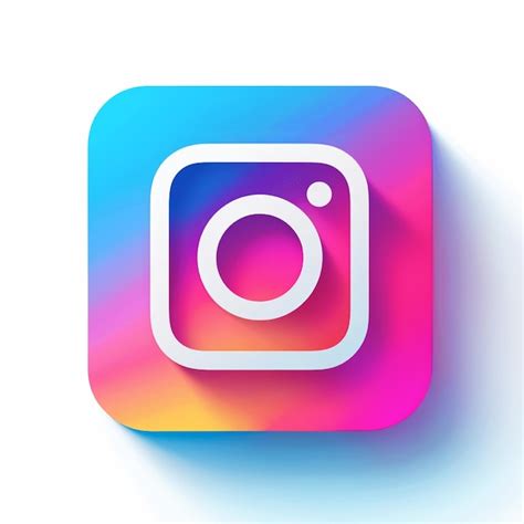 Premium Photo 3d Instagram Logo