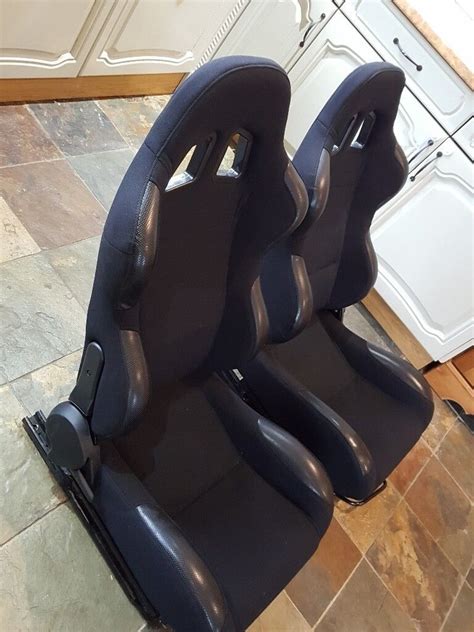 2 x racing bucket seats Reclining | in Maud, Aberdeenshire | Gumtree