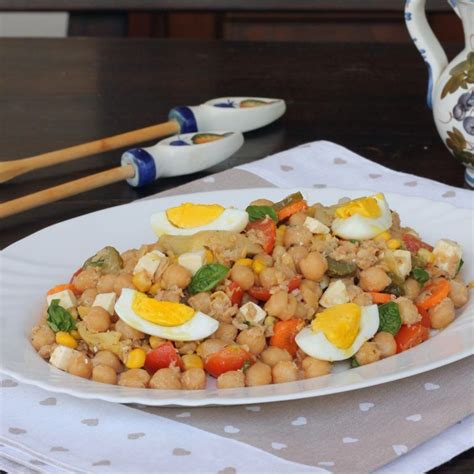 INSALATA DI CECI E TONNO Ricetta Insalata Fredda Estiva Con Legumi Cobb