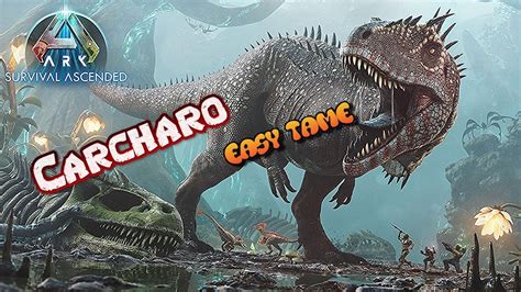 Carcharodontosaurus zähmen Ark Ascended German Guide YouTube