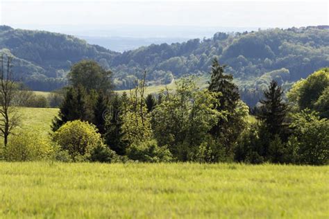 Green Landscape at Springtime at South Germany Countryside Stock Image ...