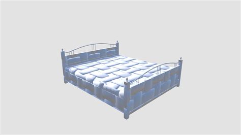 Bed Buy Royalty Free 3d Model By Evermotion [eba6c26] Sketchfab Store