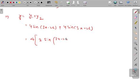 Solved Two Waves Traveling In Opposite Directions Produce A Standing