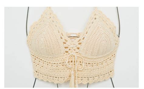 phụ nữ áo tắm mới chia tay của Hàn Quốc Màu be gợi cảm rỗng tụ tập Đan Bikini Beach Bikinis