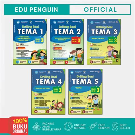 Jual Buku Ulangan Sd Drilling Soal Tematik Sd Mi Kelas Tema