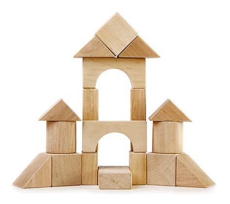 Wooden Building Blocks Castle Stock Photos, Pictures & Royalty-Free Images - iStock