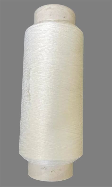 Twisted Ply Denier Tex White Lycra Yarn For Knitting Count