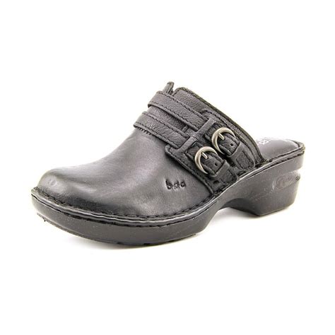 Born Womens Boc Born Aderyn Buckle Accent Clogs Black