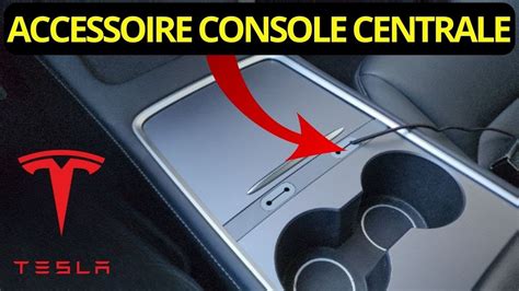 ORGANISEUR CÂBLE CONSOLE CENTRALE TESLA MODEL 3 ET Y ACCESSOIRE YouTube