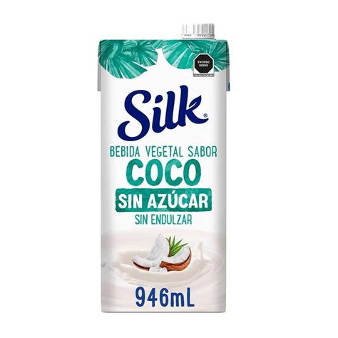 Bebida vegetal Silk coco sin azúcar 946 ml Walmart