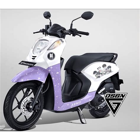 Jual Decal Sticker Genio Full Body Striping Full Body Genio Old Genio