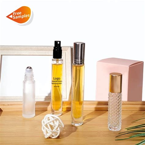 Custom Clear 1ml 2 Ml 3 Ml 5 Ml 10 Ml Fragrance Oil Sample Perfume Bottle Packaging Glass Silver