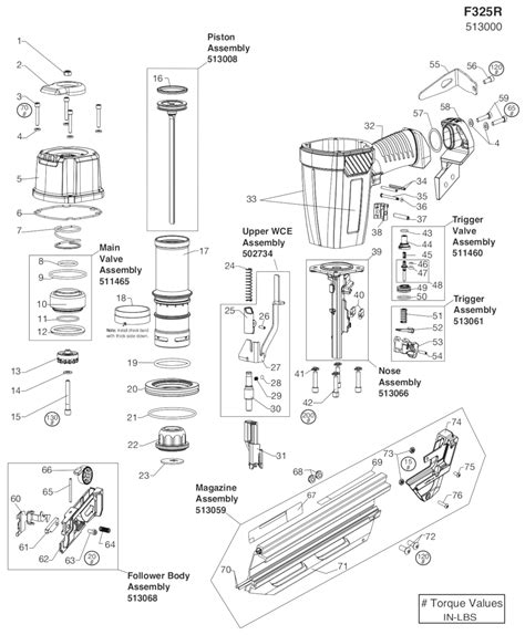 Paslode Pneumatic Finish Nailer Parts | Reviewmotors.co