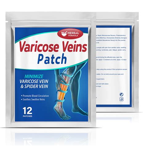 Varicose Veins Treatment Patch 12 Pcs For Spider Veins Leg Pain