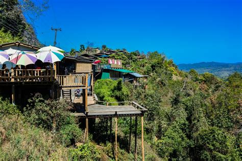 Free Images Lahu Tribe Forest Mountains Tourism Clouds Balcony