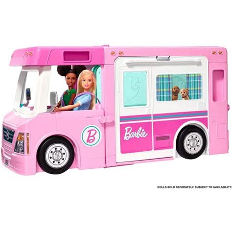 Mattel Barbie 3 Σε 1 Dreamcamper Τροχόσπιτο GHL93 Toys shop gr