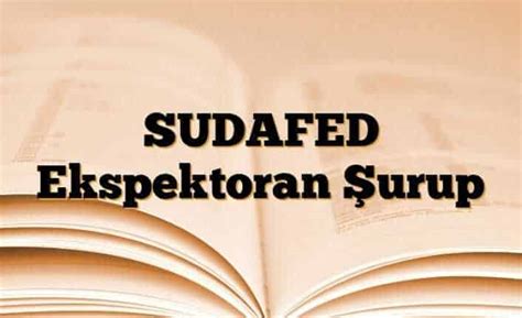 Sudafed Urup Ne E Yarar Fit Ve Form