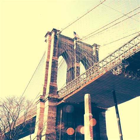 Brooklyn Bridge Bridge Great View While Waiting In Line For Brooklyn