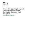 Supporting Recycled Carbon Fuels Through The Renewable Transport Fuel