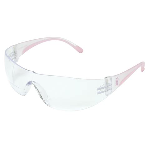 Bouton Eva Womens Bifocal Safety Glasses Pink Temple Clear Anti Fog Lens Ebay