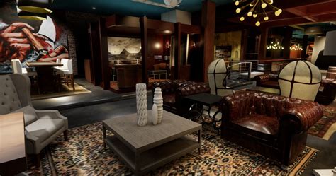 Cigar Bar Interior | Method-1 Interiors