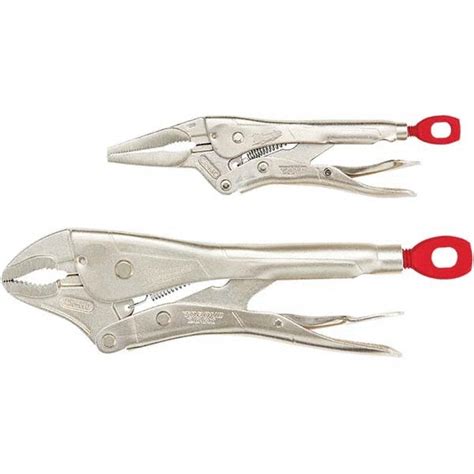 Milwaukee Tool Plier Set 2 Pc Locking And Long Reach Pliers Msc Direct