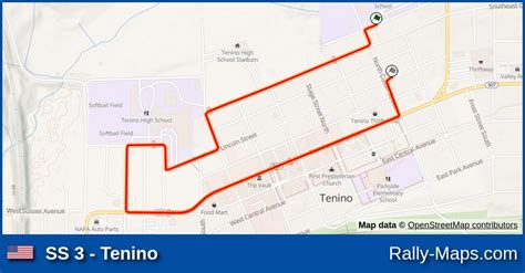 Ss 3 Tenino Stage Map Olympus International Pro Rally 1985 🌍