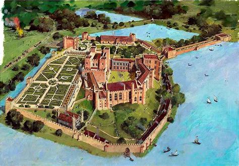 Aerial View, Kenilworth Castle, Kenilworth, Warwickshire | Educational ...