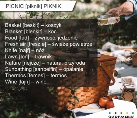 Piknik Po Angielsku Agencja Skrivanek Biuro T Umacze