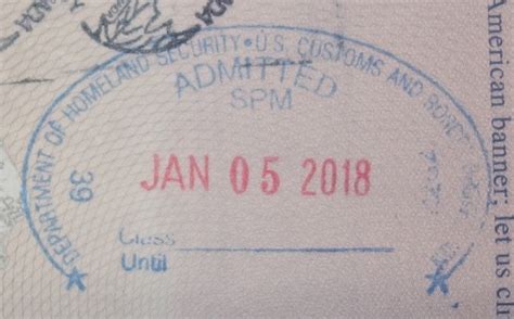 Us Entry Passport Stamps